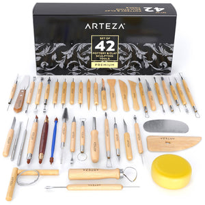 Pottery and Clay Sculpting Tools - Set of 42
