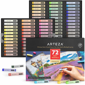 Soft Pastels, Assorted Colors - Set of 72